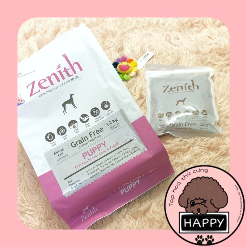 [300g] Hạt mềm Zenith Puppy cho chó con vị gà &amp; khoai tây [Ảnh thật] [Có sẵn] - Thức ăn hạt - Tạp Hóa Thú Cưng Happy