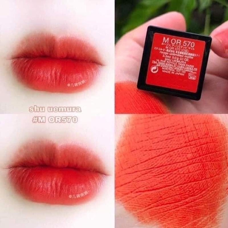 SON SHU MA 570 ĐỎ CAM FULLBOX FULLSIZE HÀNG CHÍNH HÃNG