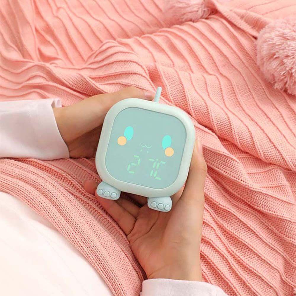 Đồng Hồ Báo Thức Điện Tử Để Bàn Hình Khủng Long Dễ Thương Điều Khiển Âm Thanh Đa Năng
