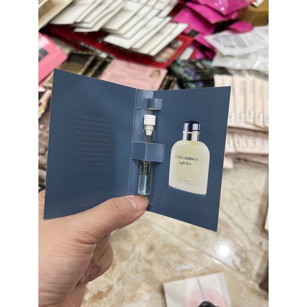 [Vial 1.5ml] Nước hoa DG Light Blue Pour Homme edt