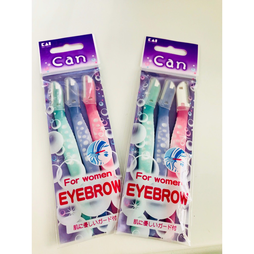 Set 3 dao cạo lông mày CAN KAI