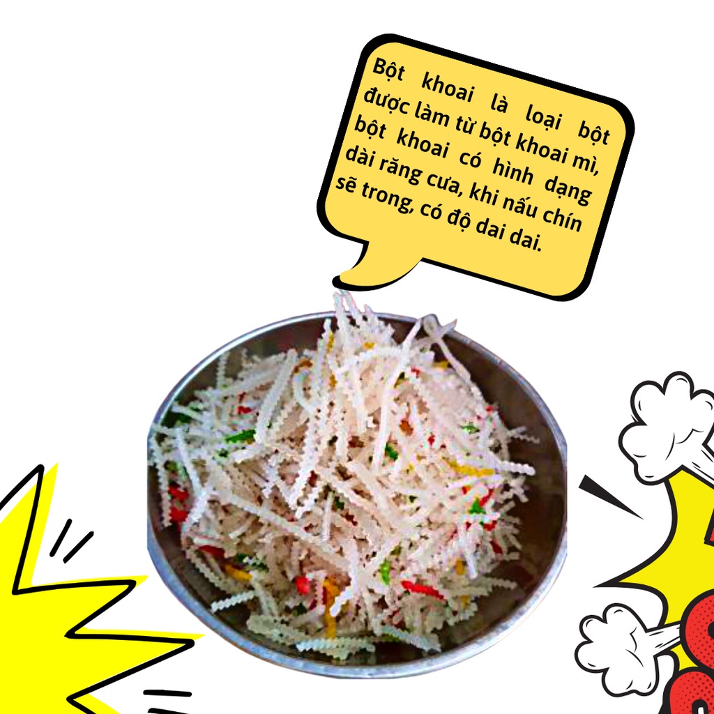 500 GRAM🔥 BỘT KHOAI🔥 MÀU HẤP DẪN DÙNG ĐỂ NẤU CHÈ, LÀM BÁNH...