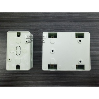 [ SINO VANLOCK ] Đế Âm Tự Chống Cháy / Hộp âm , đế âm đơn, đế âm đôi , đế vuông Sino S2157 , S2157/D ( 1 CÁI)