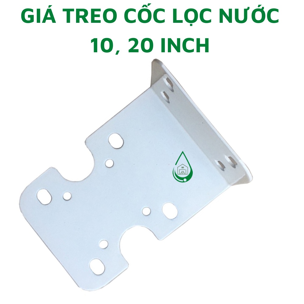 Giá treo cốc lọc nước đầu nguồn dùng cho bộ lọc thô 20 inch và 10 inch