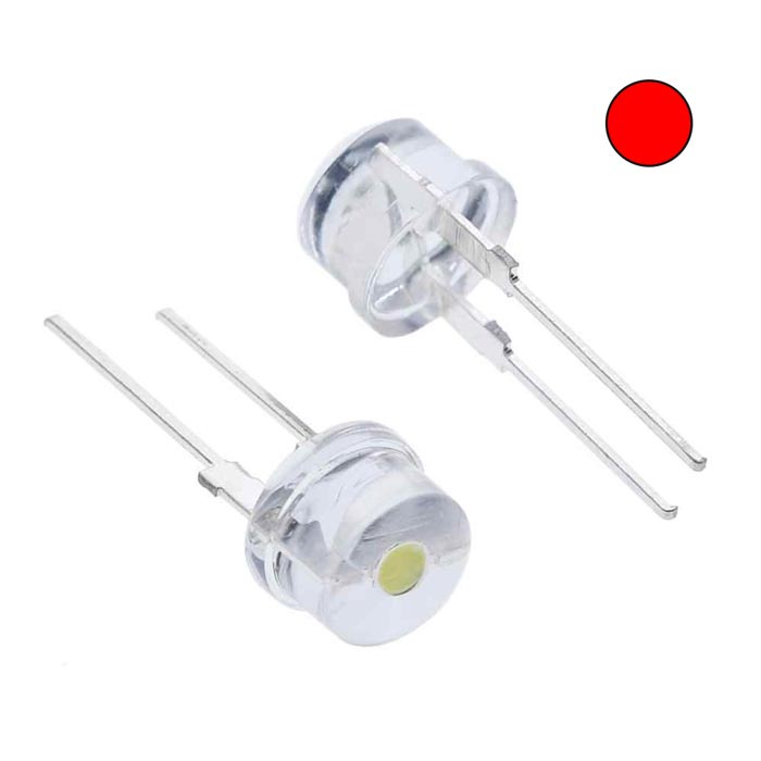 Bộ 50 Bóng Led Lùn 5mm trắng, đỏ, vàng, xanh lá, xanh dương