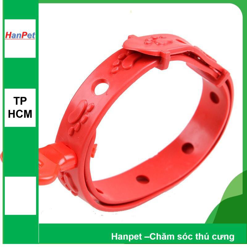 Hanpet.GV- Vòng chống rận - 19k chống ve bọ chét hiệu quả 4 tháng cho chó mèo thú cưng vòng đeo cổ chống ve rận