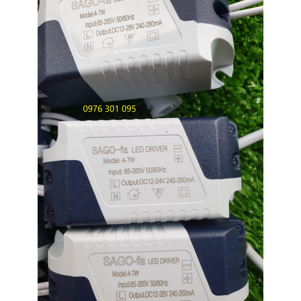 [SALE] Combo 10 driver đèn led âm trần và ốp trần 4w đến 7w