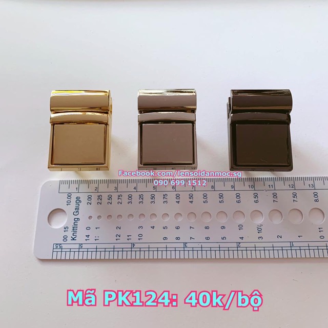 PK túi: Các mẫu khoá túi màu vàng/bạc/đen