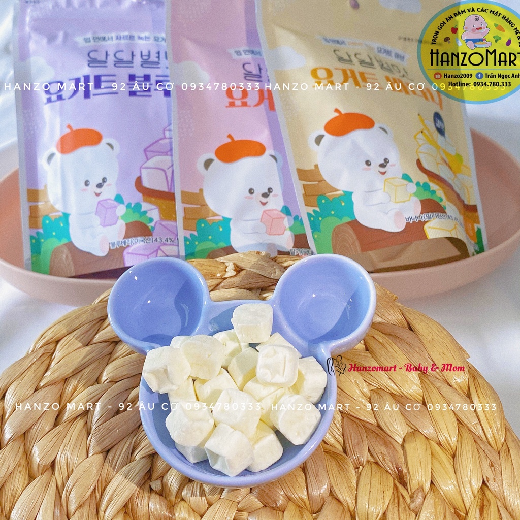 Sữa chua khô cho bé hoa quả sấy lạnh Samto Hàn Quốc