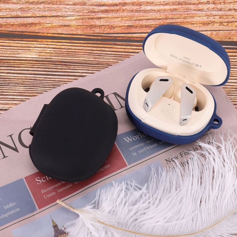 Vỏ Bảo Vệ Hộp Sạc Tai Nghe Bluetooth Edifier Tws Nb2 Bằng Silicon Mềm Chống Bụi Kèm Móc Khóa