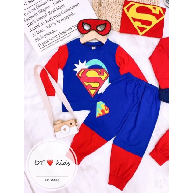 Xả Bộ super.man 3 chi tiết cho bé trai