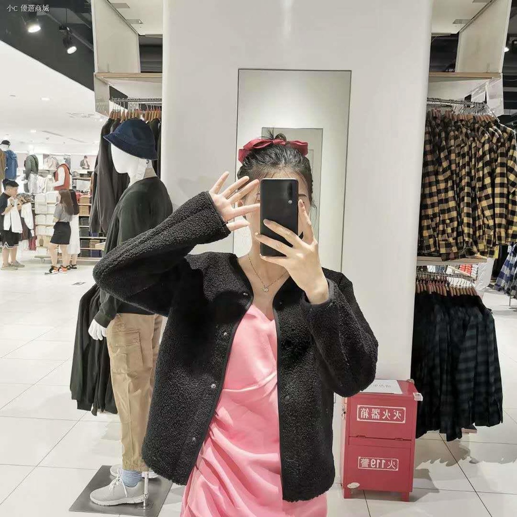 ✲♞✚Áo Khoác Cardigan Cổ Tròn Giả Lông Cừu Thời Trang Thu Đông Cho Nữ429667 | BigBuy360 - bigbuy360.vn