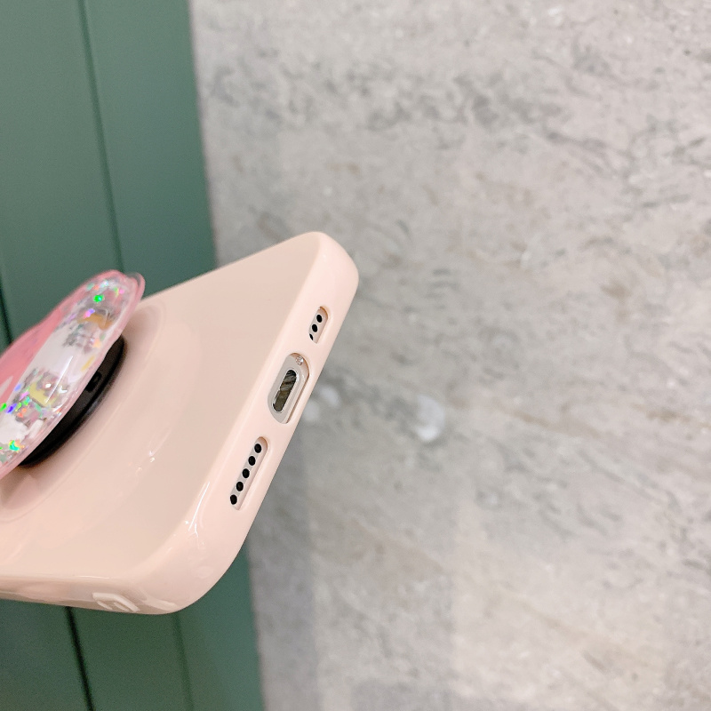 Ốp điện thoại mềm phối giá đỡ hình thỏ melody cho SAMSUNG J2 J7 PRIME J5 J4 PLUS A6 A8 A9 A7 2018 note 8 9 10 plus