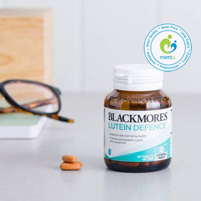 Viên uống  bổ mắt cho người cận thị từ 18 tuổi trở lên Blackmores Lutein Defence, Úc
