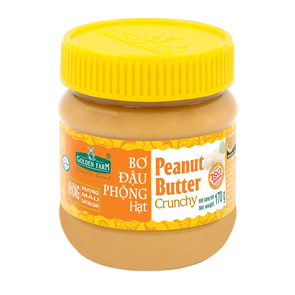 Bơ đậu phộng Golden Farm 170g, 340g, 510g
