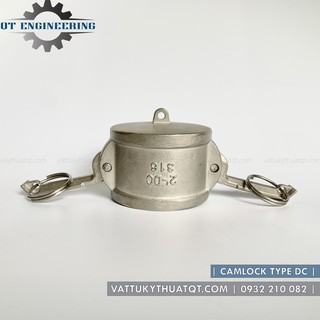 Khớp nối nhanh Camlock INOX 304 | Kiểu DC | DN15,DN20,DN25 (Phi 21,27,34) [VATTUKYTHUATQT.COM]
