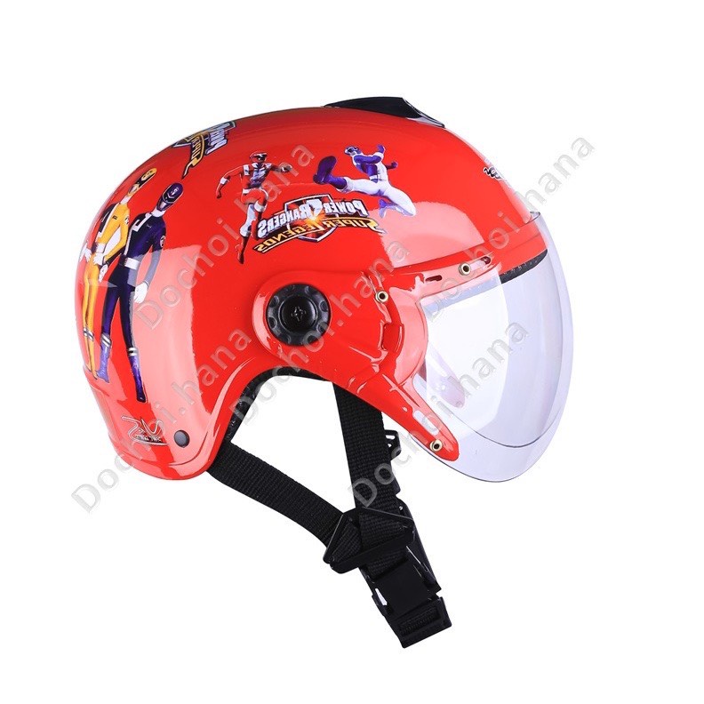 MŨ,NÓN BẢO HIỂM TRẺ EM CÓ KÍNH HÌNH PICACHU -SIÊU NHẸ - LỚP LÓT THÔNG HƠI - TỪ 2 ĐẾN 6 TUỔI