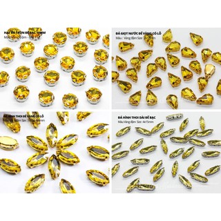 Combo hạt cườm, hạt đá, dây hạt đá đính kết