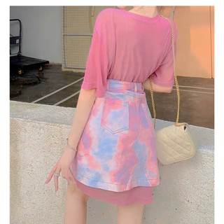 (Order) Set váy ombre cute ( 2 ảnh thật ở cuối)