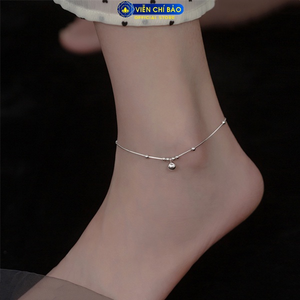 Lắc chân bi bạc nữ chất liệu bạc 925 thời trang phụ kiện trang sức nữ Viễn Chí Bảo L500056
