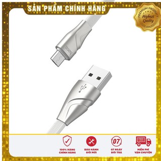 Cáp sạc nhanh 2.4a dài 1.2m hoco u57 micro/type - 💖 hàng chính hãng 💖 nhập khẩu