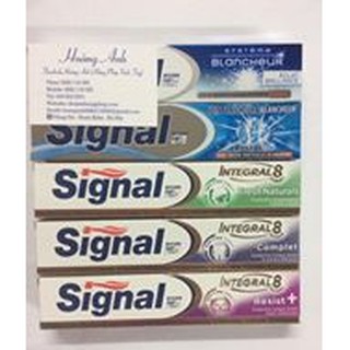 Kem đánh răng SIGNAL Système Blancheur làm trắng răng 