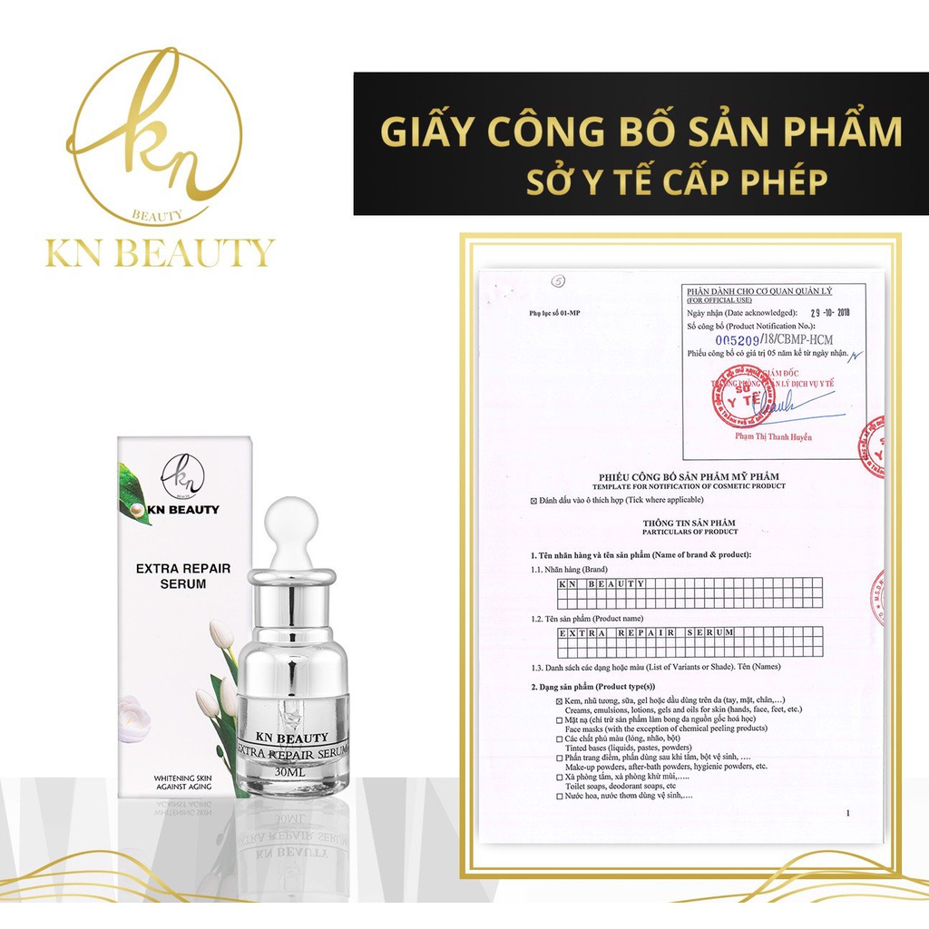 Serum Trắng Da Sạch Nám KN Beauty Extra Repair 30ml