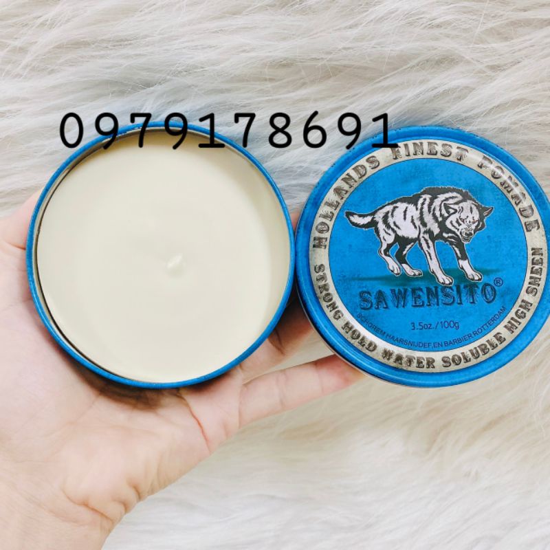 Sáp vuốt tóc nam SAWENSITO con sói xanh 100g giữ nếp tốt
