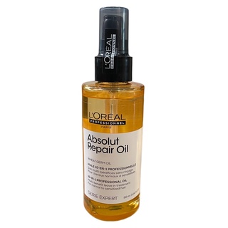 Tinh dầu dưỡng tóc siêu mềm mượt L'oreal Absolut Repair OIL cao cấp NEW 90ml (MẪU MỚI)