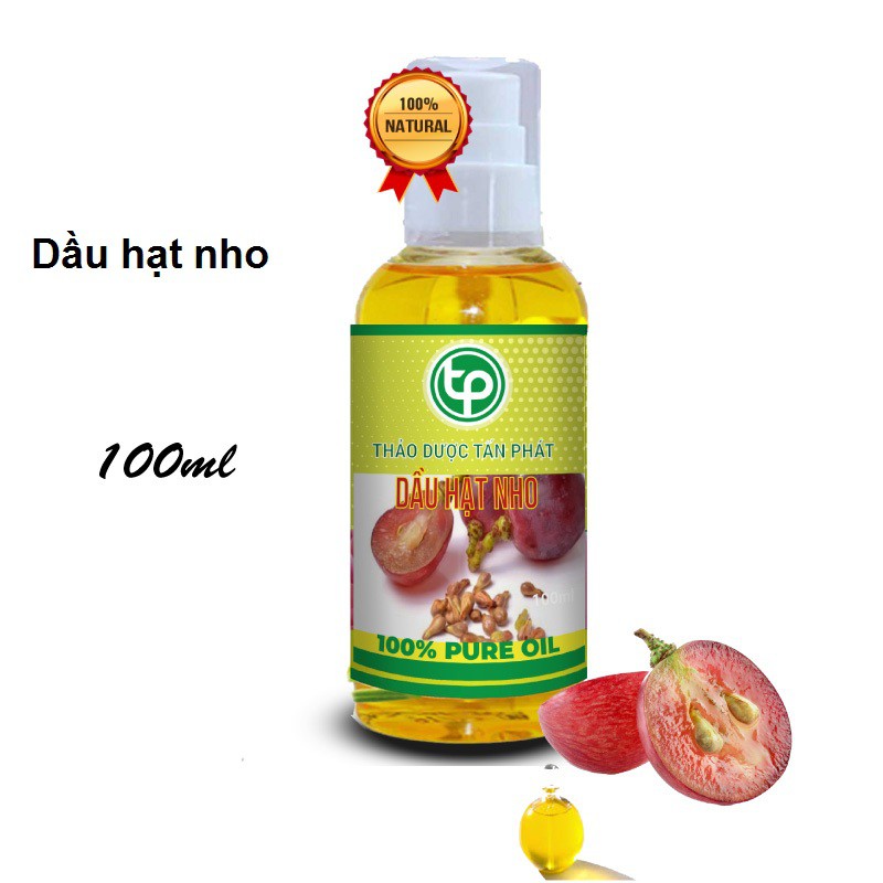 Dầu hạt nho nguyên chất 100ml - Tấn Phát