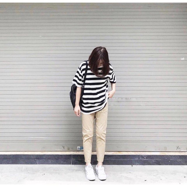 Quần BASIC PANTS KAKI màu TAN UNISEX