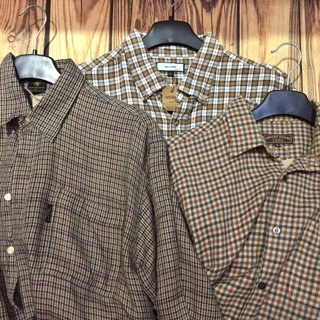 Sơ mi FLANNEL vintage (ib để chọn mẫu)