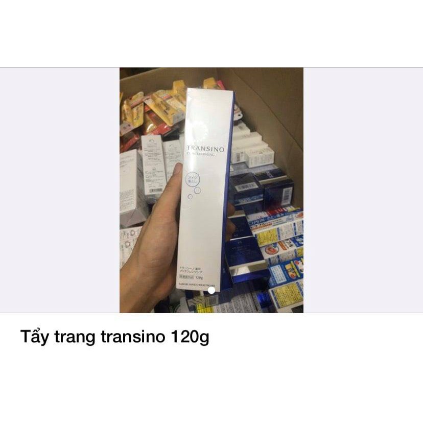 KEM TẨY TRANG TRANSINO CLEAR CLEANSING NHẬT BẢN 120G