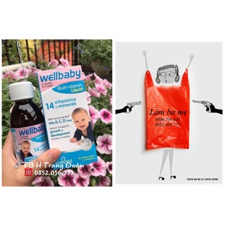 Túi xách LBM tặng kèm Vitamin tổng hợp Wellbaby cho bé 6 tháng đến 4 tuổi