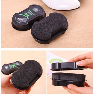 AN Hộp Xi Bọt biển đánh giày Da Shoe Polish siêu bóng