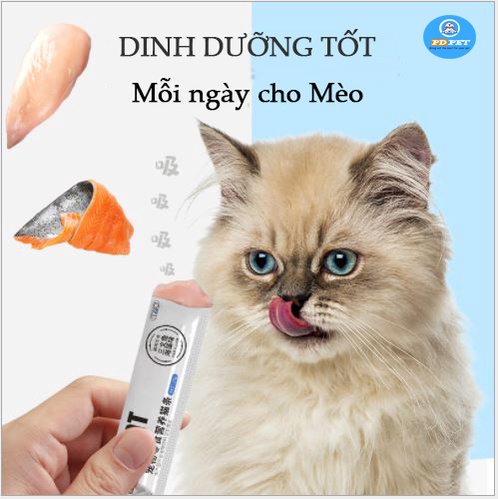 Súp thưởng PET SNACK cho mèo, thú cưng - Đồ ăn vặt cao cấp dinh dưỡng tiện lợi