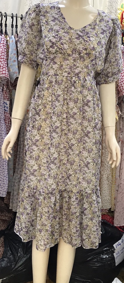 Đầm maxi voan hoa thiết kế 🌸🌸🌸 | BigBuy360 - bigbuy360.vn