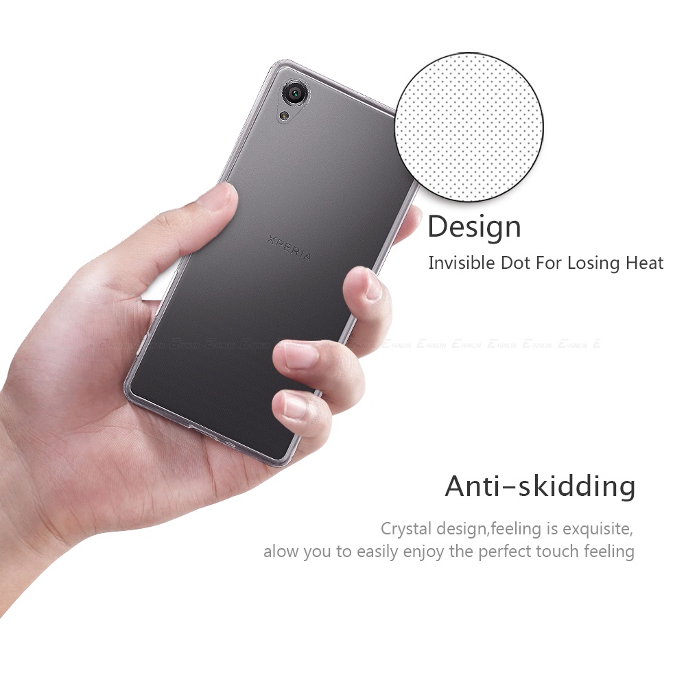 Ốp Điện Thoại Silicon TPU Mềm Trong Suốt Siêu Mỏng Cho Sony Xperia XZ3 X2 XZ1 XZ Premium X Compact XA1 Ultra Plus L4 L3 L2 L1