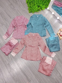 Bộ Pijama lụa cao cấp