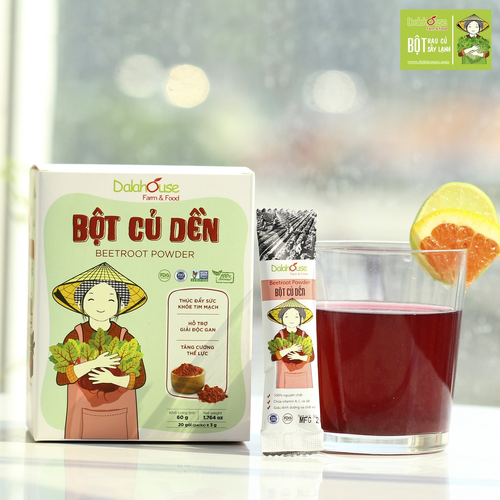 Bột Rau Củ Dalat House Các Loại Ăn Dặm Cho Bé - Gói 3g