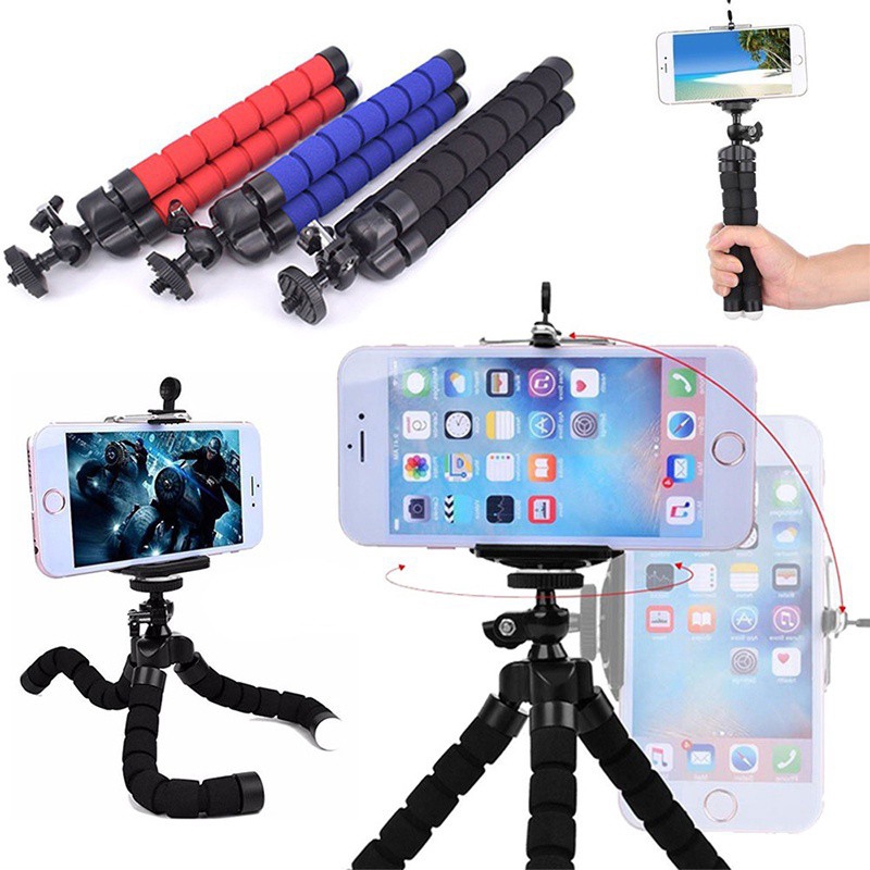 Fashion Flexible Tripod Desktop Stand Tablet Phone Holder Selfie Stick