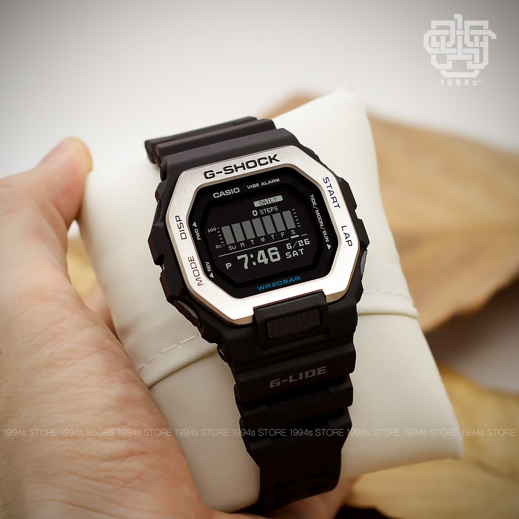 Đồng hồ nam Casio G-SHOCK GBX-100 / GBX-100-1 chống va đập, kết nối Bluetooth chính hãng