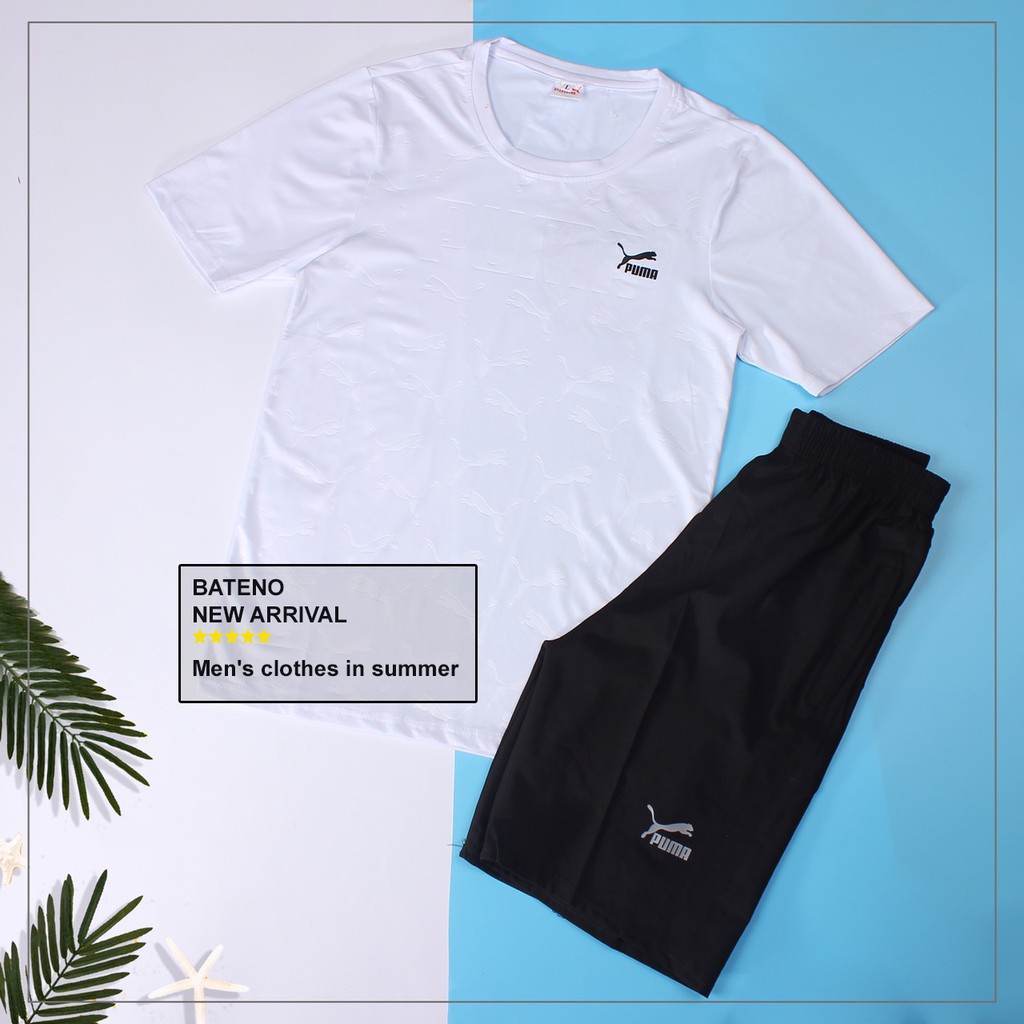 Bộ Quần Áo Thể Thao Cộc Tay VS2 Vân Báo Mềm Mại Cao Cấp | BigBuy360 - bigbuy360.vn