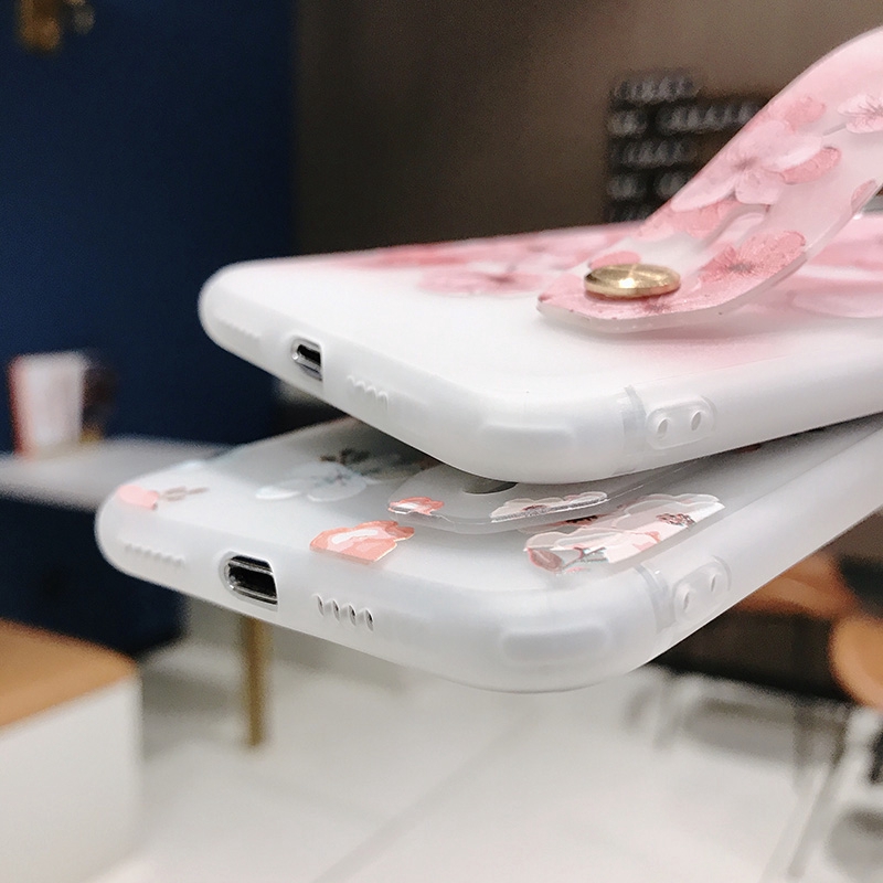 Ốp lưng TPU mềm in hoa kèm dây đeo dành cho Realme 6 C11 C3 C2 5 5i OPPO A31 A91 A5 A9 2020 K3 A1K F7 F9 F11 Pro A83 F1s F5 A7 A5s A3s A37 A57 A71 | BigBuy360 - bigbuy360.vn