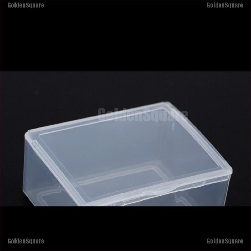 5 hộp nhựa trong suốt hình chữ nhật đựng đồ đa dụng