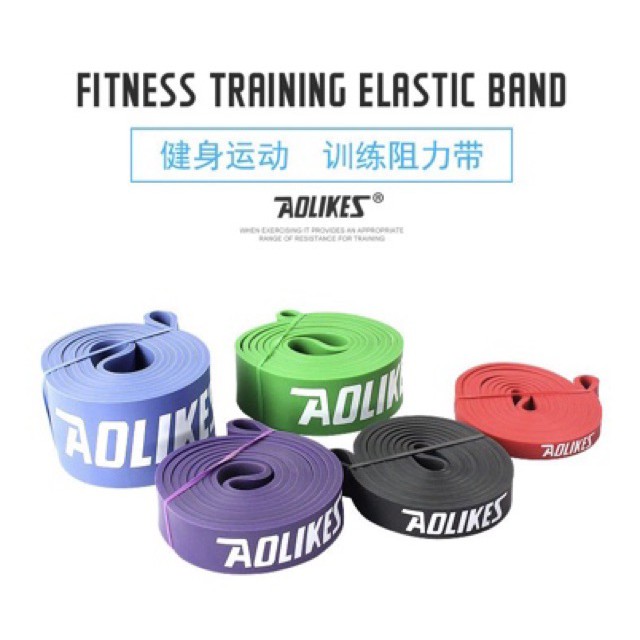 Bộ 6 Dây tập chân mông cao cấp Phụ kiện Aolikes Dây kháng lực miniband đủ size (3601)