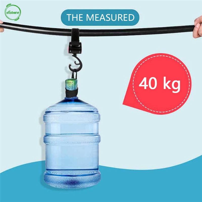 2 Móc Treo Đồ Xoay 360 Độ Gắn Xe Đẩy Em Bé