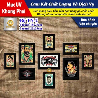 [9 BỘ ] Tranh Trang Trí Salon Tóc - Tranh Barber Shop