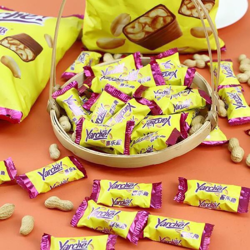 Kẹo socola Nga Nhân Lạc Vàng KDV YARCHE MINI  gói 500gr