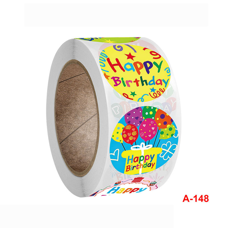 Cuộn 500 Miếng Dán Trang Trí Bánh Kem 1 Inch